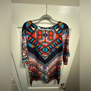 Be-Bop Brand Aztec Print Dress